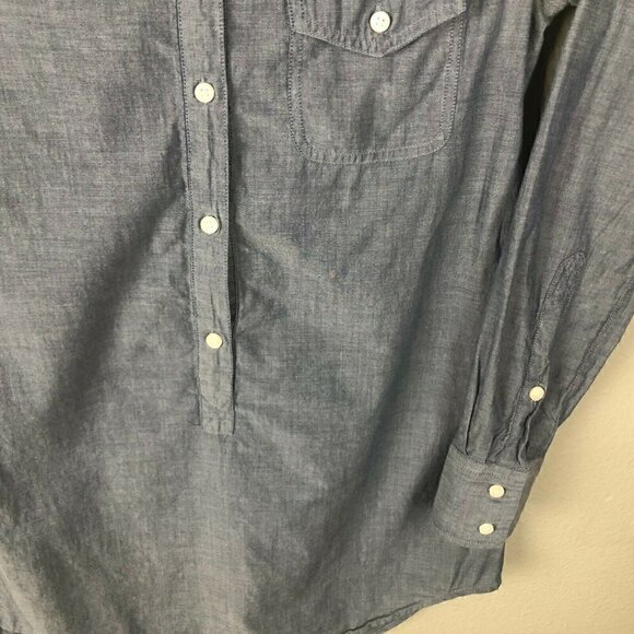 J.CREW Chambray Tunic Top - Picture 4 of 9